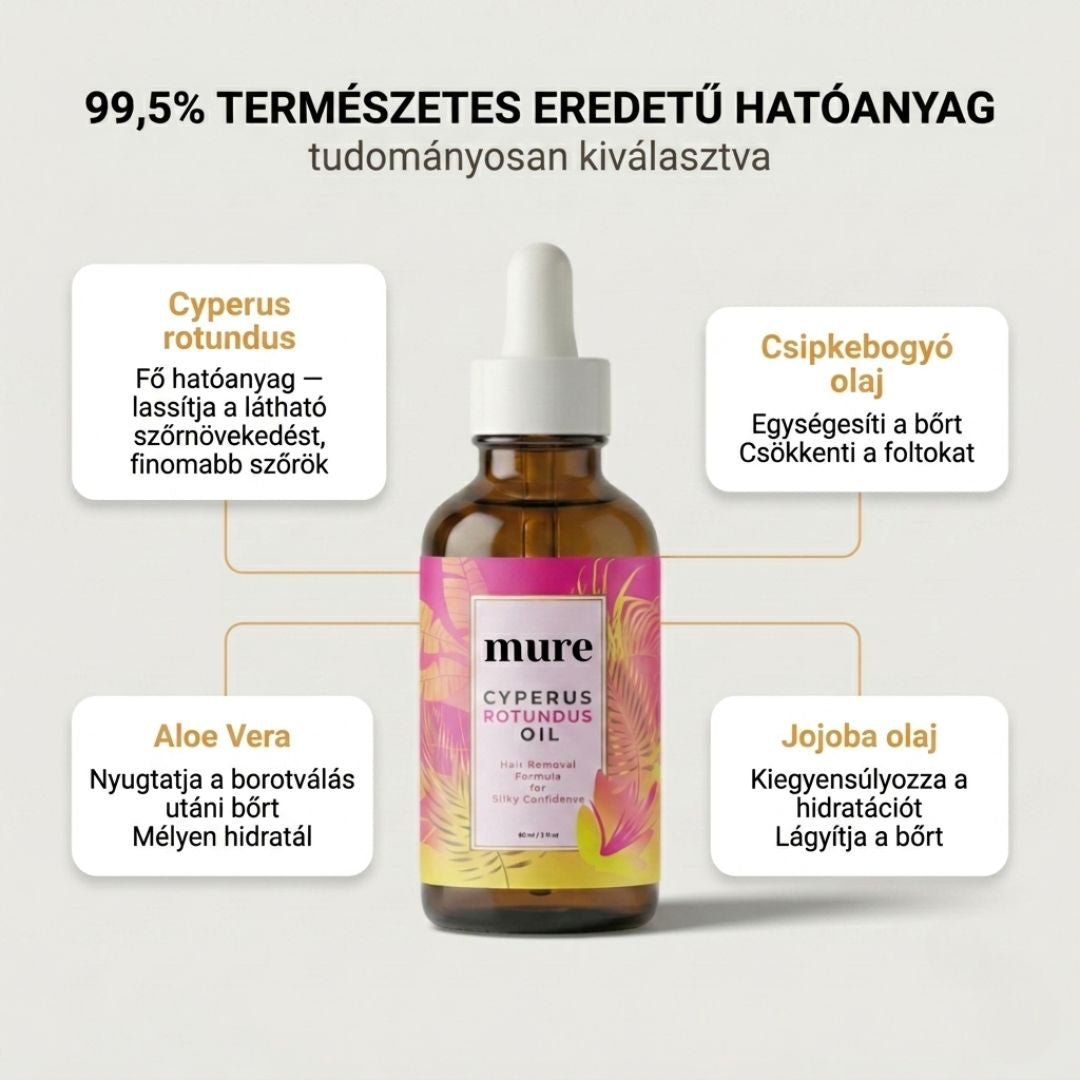 Természetes szérum a szőrbenövés ellen