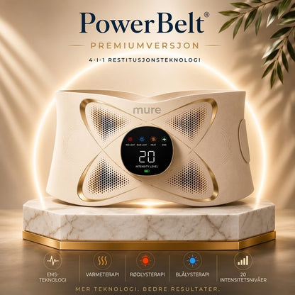 EMS-forming & LED & Varmeterapi PowerBelt®