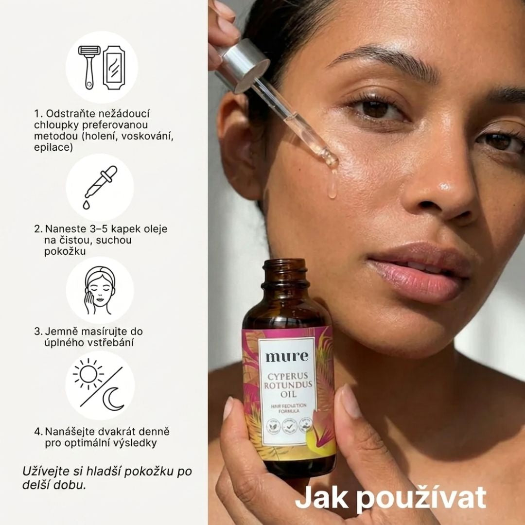 Mure Cyperus — Szőrnövekedés elleni olaj