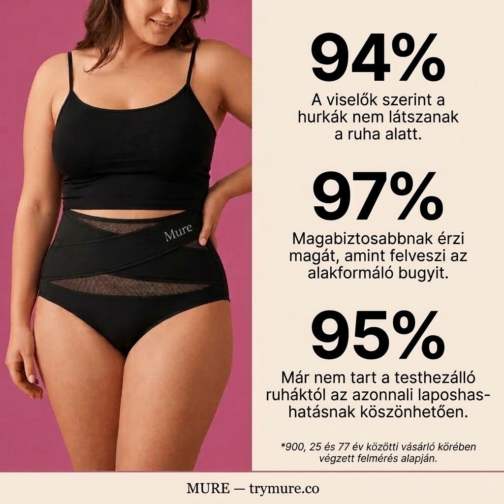 Varrás nélküli, magas derekú alakformáló bugyi laposhas-hatással