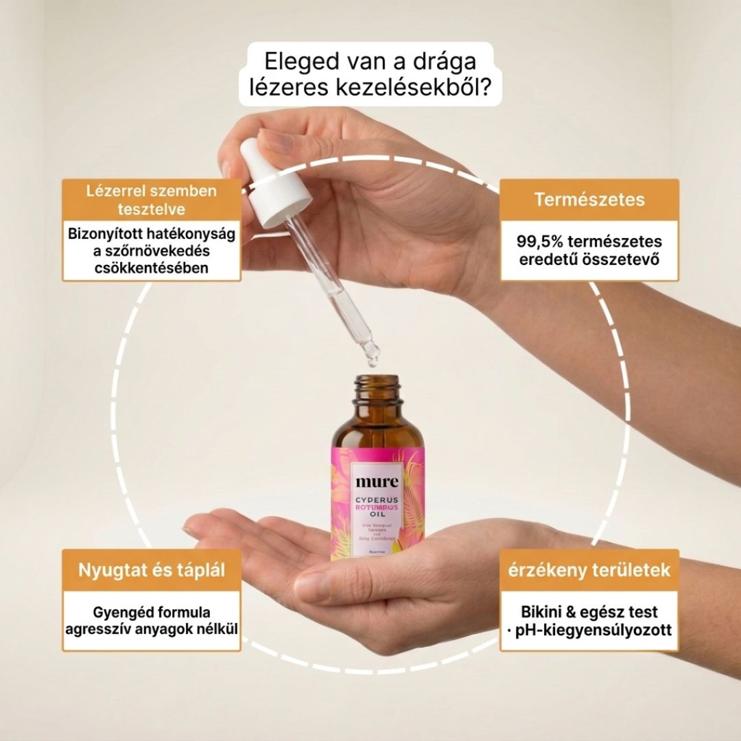 Természetes szérum a szőrbenövés ellen