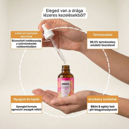 Természetes szérum a szőrbenövés ellen
