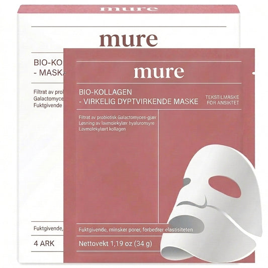 Mure Bio Kollagen — Fuktgivende og oppstrammende maske