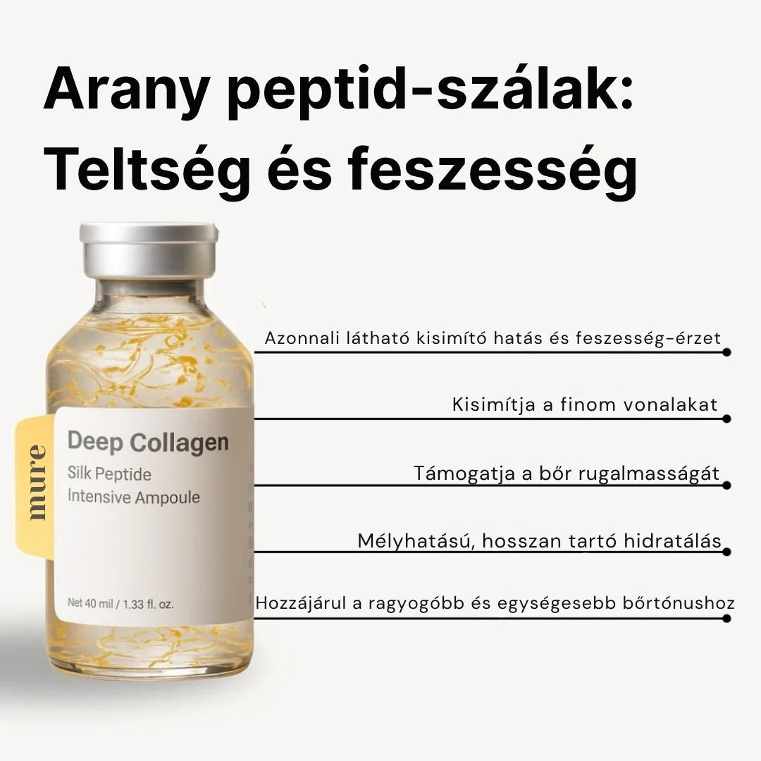 Kollagén selyem-peptid mélyhatású szérum